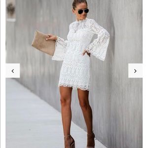 NWOT VICI Lace Bell Sleeve Dress
